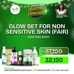 GLOW SET FOR NON SENSITIVE SKIN (FAIR) face and body