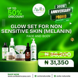 GLOW SET FOR NON-SENSITIVE SKIN (MELANIN)