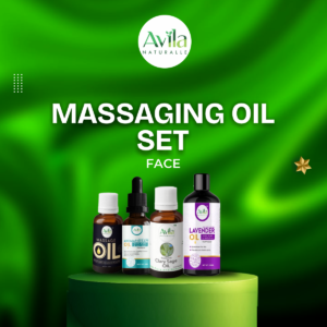 MASSAGING OIL SET face