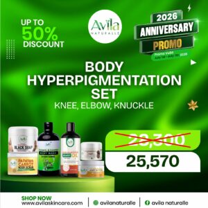 BODY HYPERPIGMENTATION SET knee,elbow,knuckle