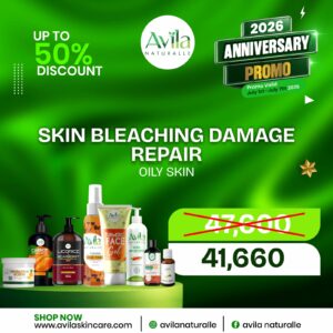 SKIN BLEACHING DAMAGE REPAIR oily skin