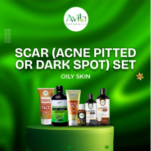 SCAR (ACNE PITTED OR DARK SPOT) SET OILY SKIN